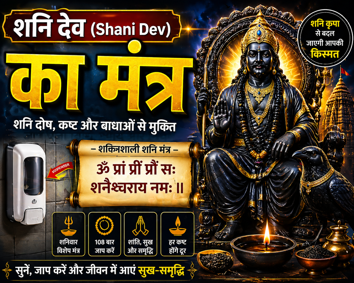 शनि देव (Shani Dev) का मंत्र