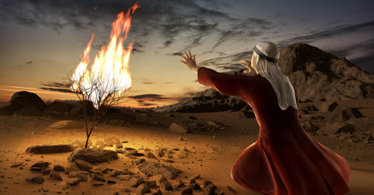 Read more about the article मूसा और जलती झाड़ी की कहानी – Moses and the burning bush story