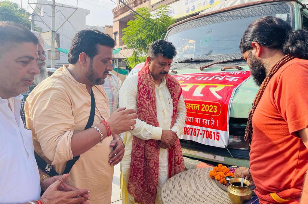 माँ के भगतो की सेवा करने से माँ खुश होती है : विधायक रमन अरोड़ा - Mother is happy by serving her devotees: MLA raman arora