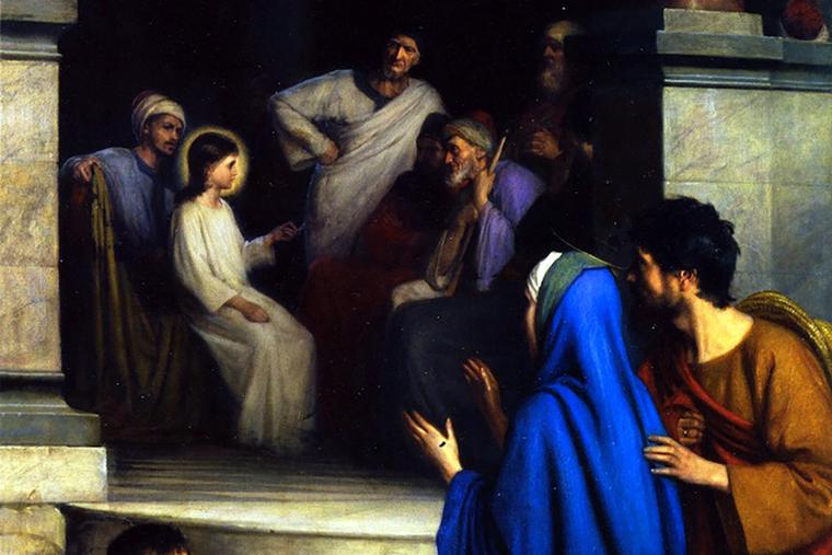 यीशु को मंदिर ले जाने की कहानी - The story of jesus being taken to the temple