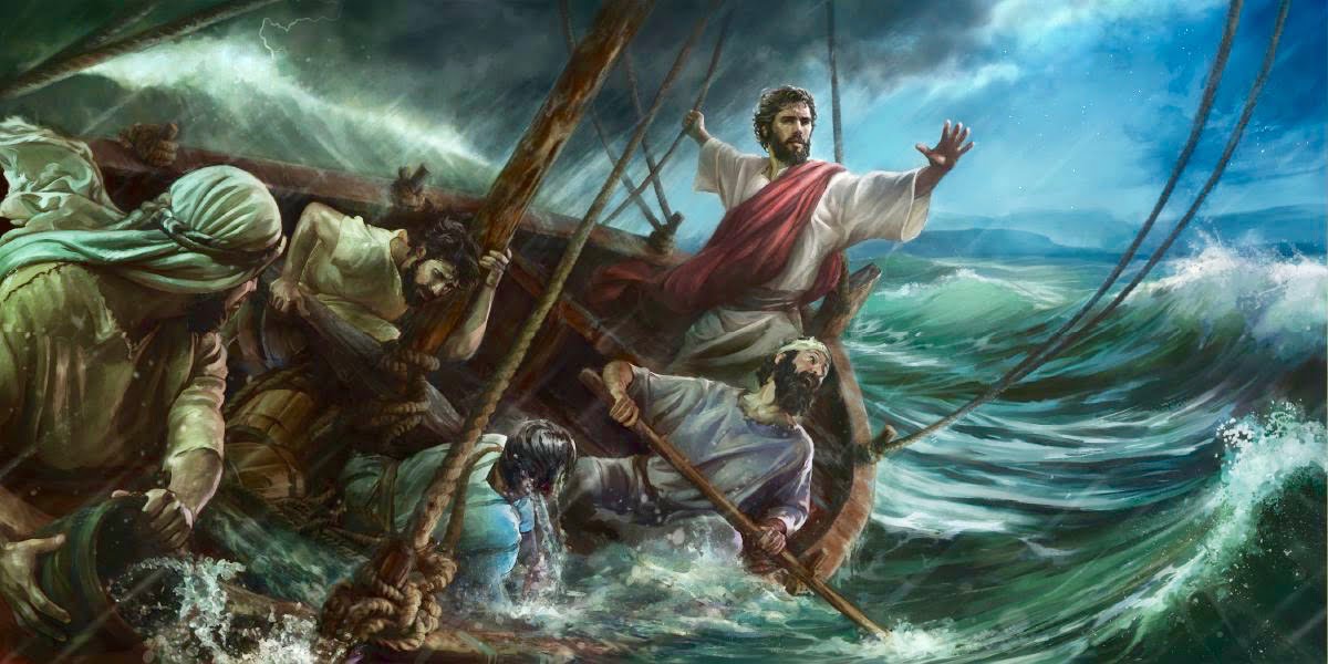 You are currently viewing यीशु ने तूफ़ान को शांत किया। Jesus calmed the storm