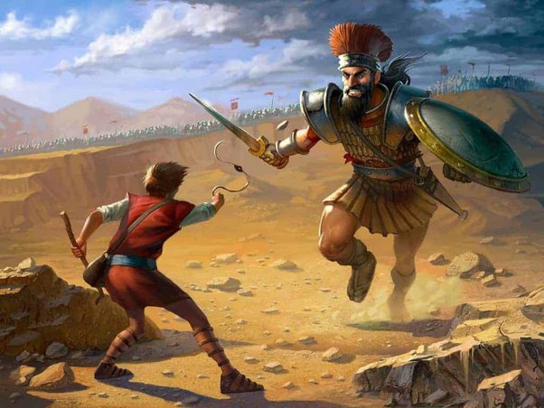 Read more about the article डेविड द्वारा गोलियथ को मारने की कहानी – The story of david killing goliath