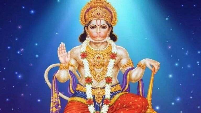 Read more about the article आरती कीजै हनुमान लला की – Aarti keeje hanuman lalaa ki