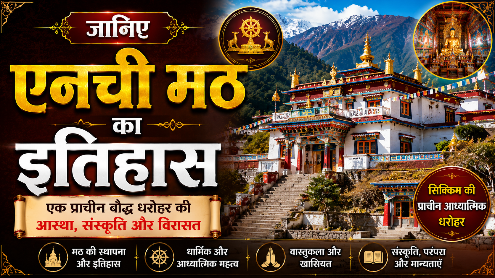 एनची मठ का इतिहास – History of enchey monastery