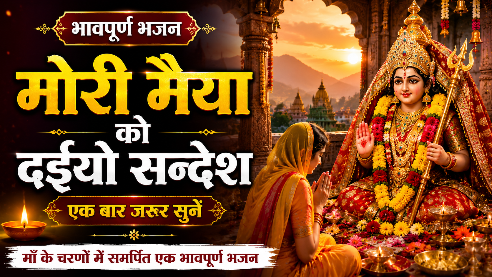 मोरी मैया को दईयो सन्देश भजन – Mori maiya ko daiyo sandesh bhajan
