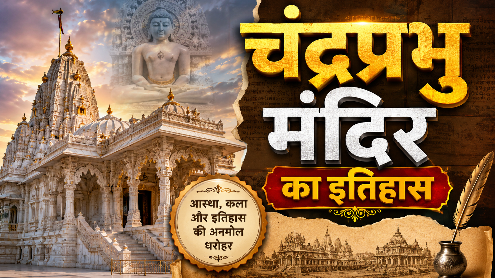 चंद्रप्रभु मंदिर का इतिहास – History of chandraprabhu temple