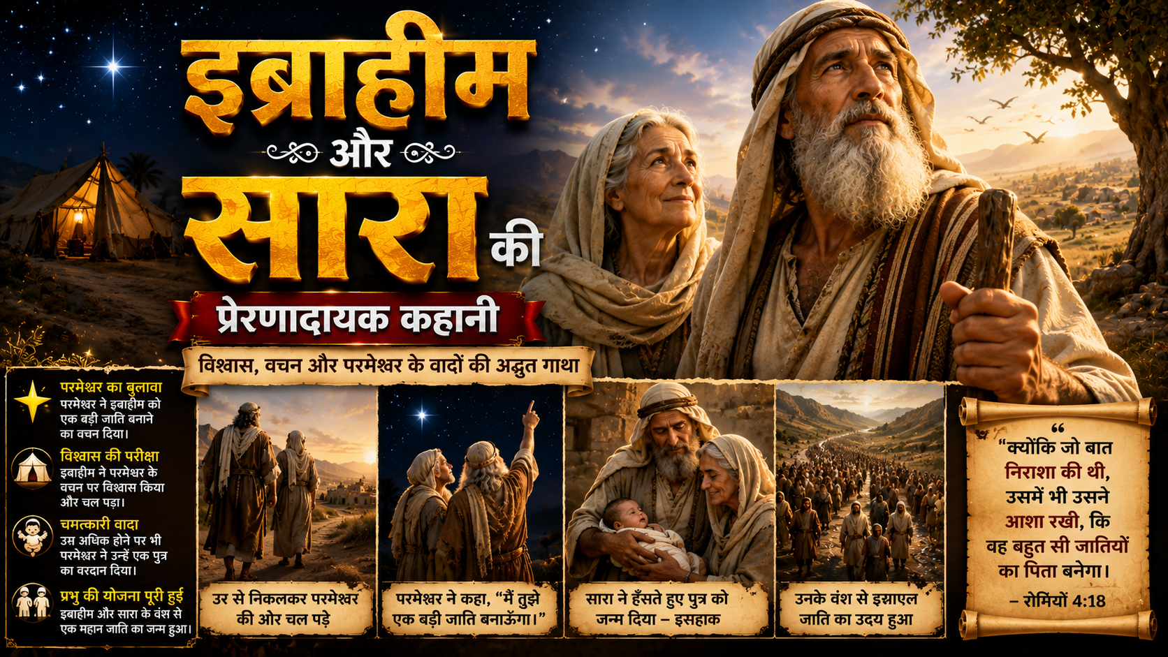 इब्राहीम और सारा की कहानी – The story of abraham and sarah