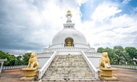 विश्व शांति स्तूप का इतिहास – History of vishwa shanti stupa