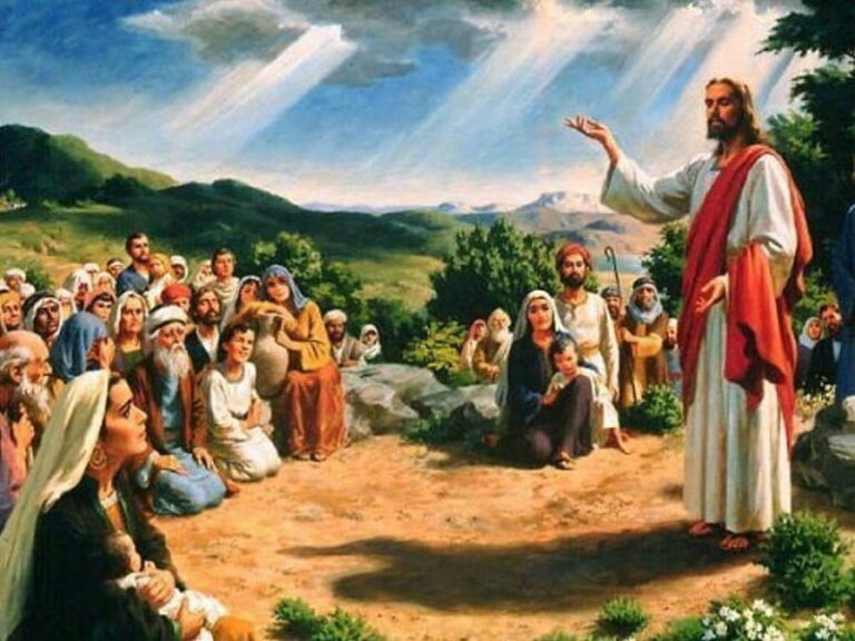 Read more about the article एक पहाड़ी से यीशु के उपदेश की कहानी – The story of jesus preaching from a hill