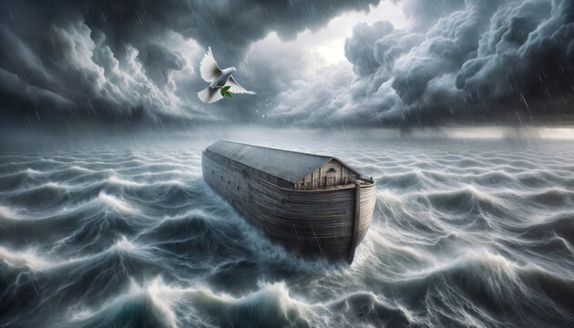 Read more about the article नूह एक नाव में सुरक्षित है कहानी – Noah is safe in a boat story