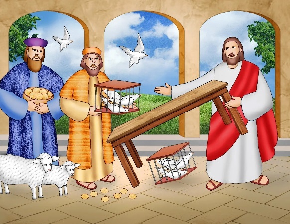 Read more about the article यीशु ने मंदिर को साफ़ किया कहानी – Jesus cleans out the temple story