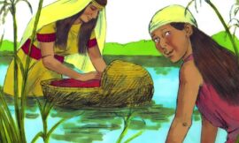 भीड़ के बीच टोकरी में बैठे शिशु मूसा की कहानी – The story of baby moses in his basket among the rushes